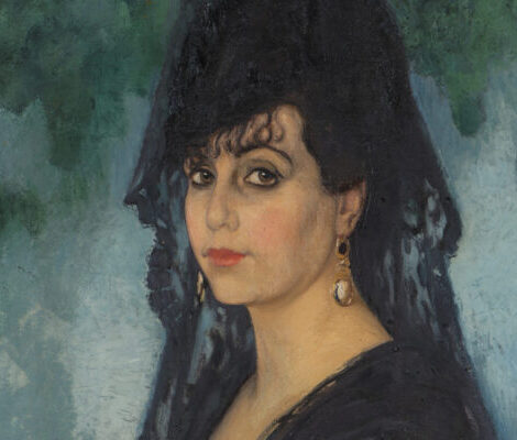 Retrato Mujer con Mantilla