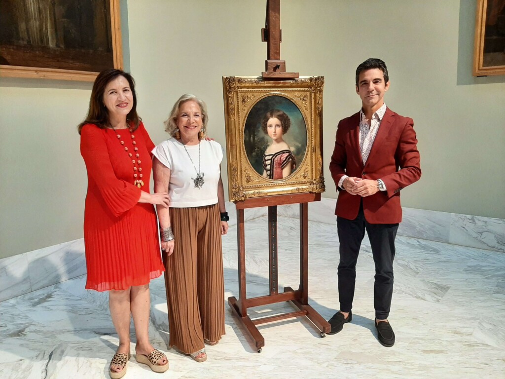 El Museo de Bellas Artes de València recibe la donación de una pintura de Federico de Madrazo por la Asociación de Amigos del Museo